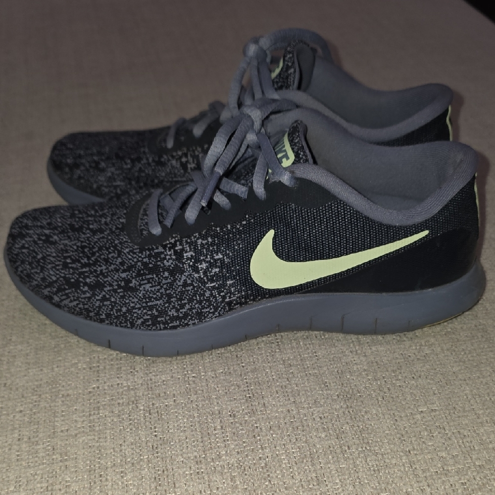 Nike Women's Flex Contact 'Dark Obsidian Volt Shoes